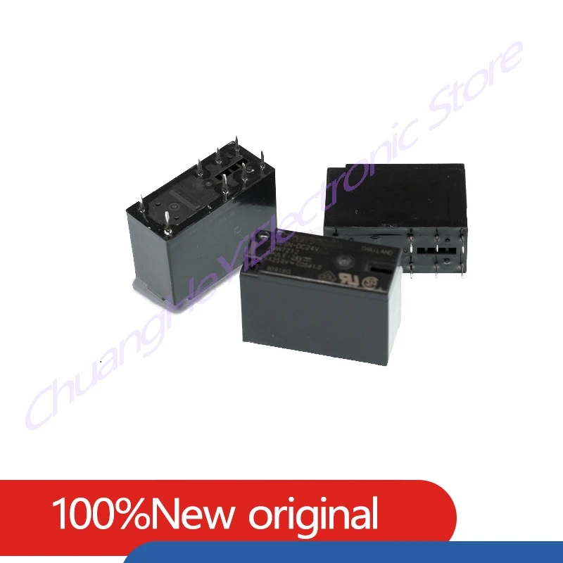 

5PCS/Lot New Original JW2SN-DC12V AJW7211 JW2SN-DC24V AJW7212 5A 8PIN Power Relay 12V 24V