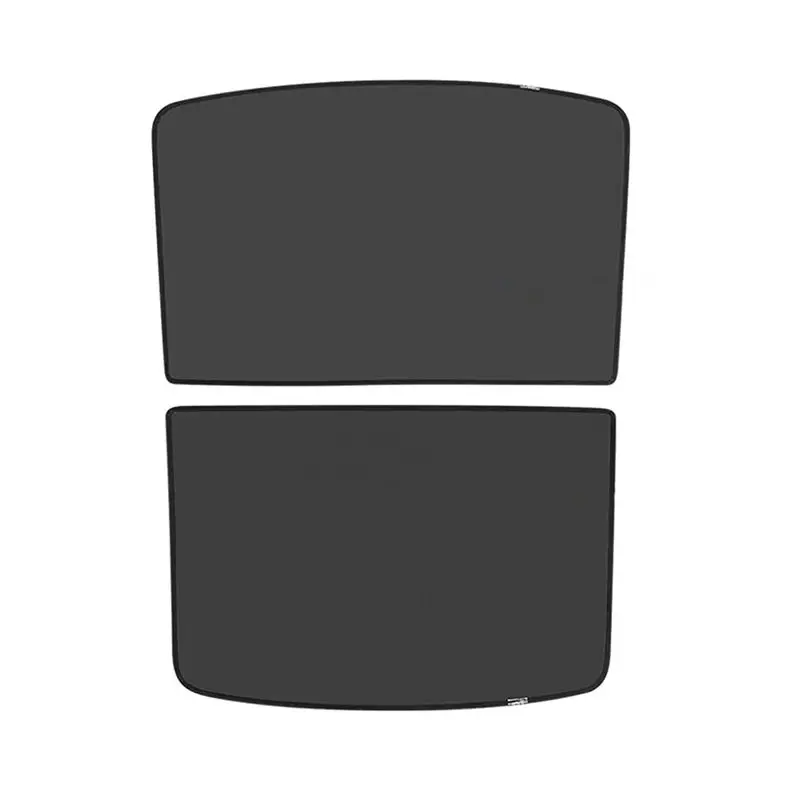 

AEA7-2 PCS Glass Roof Sunshade Front & Rear Sun Shade Top Windows Sun Shade Won't Sag, Black For Tesla Model Y 2020-2023