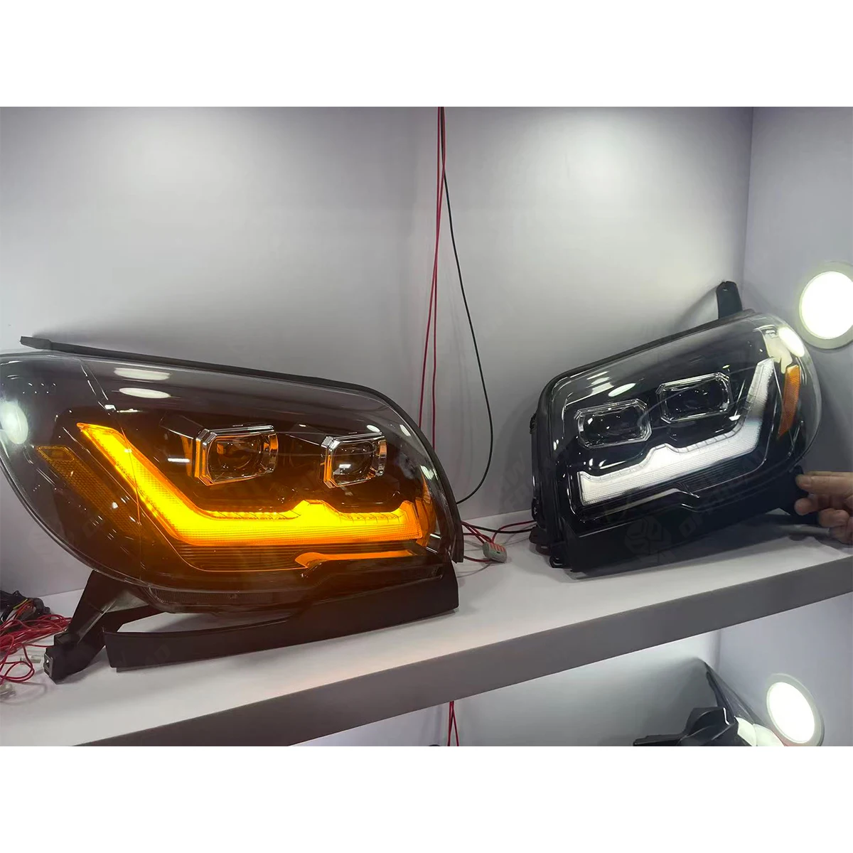 LED Projector Headlight for Toyota 4Runner 2003 2004 2005 2006 & 2006-2009 Front Head Lamp LED DRL Headlamp