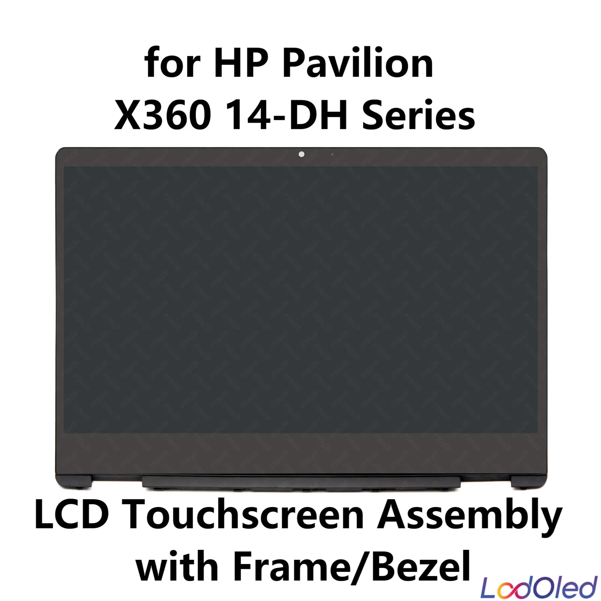 Lcd Touch Screen Display Panel Fhd Ips Digitalizador Conjunto de Vidro com Moldura 14.0 Apto para hp Pavilion X360 14-dh 14m-dh L51119001