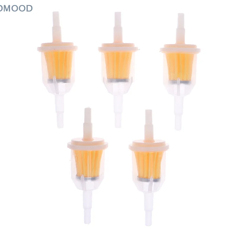 5Pcs Inline Gas/Fuel Filter 6MM-8MM 1/4