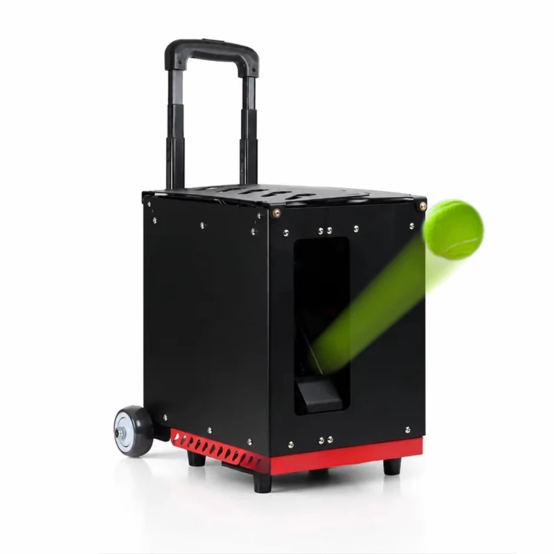 Professional Tennis Ball Machine Aluminum Construction 80+ Balls Capacity Training Insights App Remote Full Court