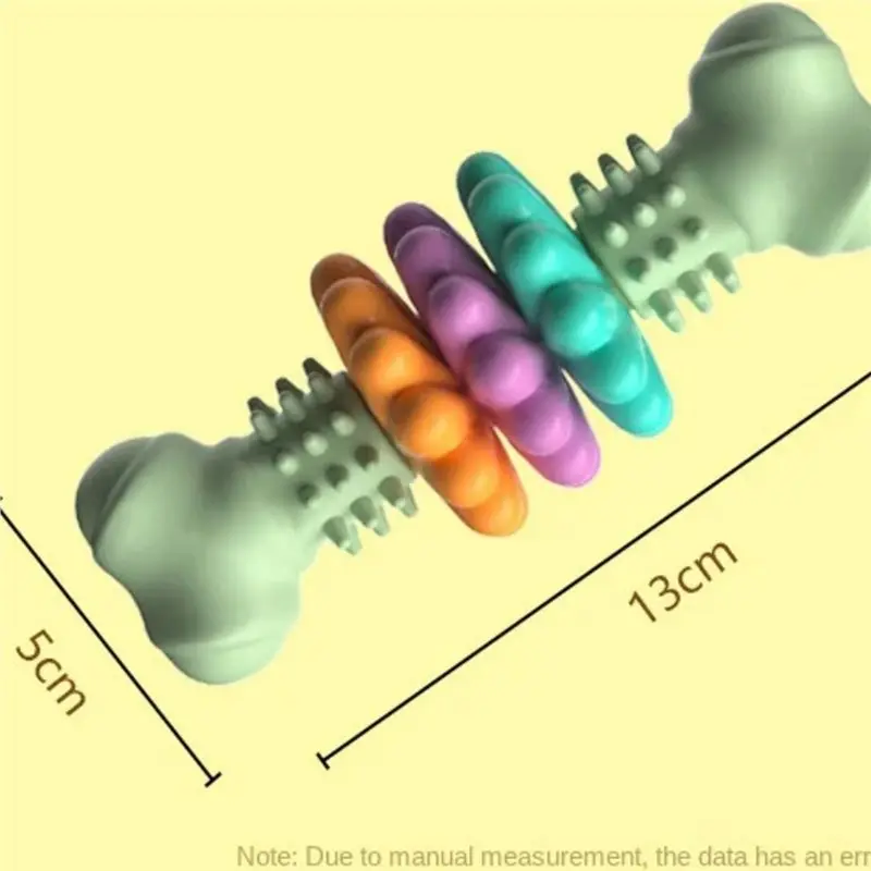 ABJO-Dog مجموعة عظام متعددة قطع اللحوم نوع العظام كلب مضغ الأسنان مقاومة لدغة الإمدادات