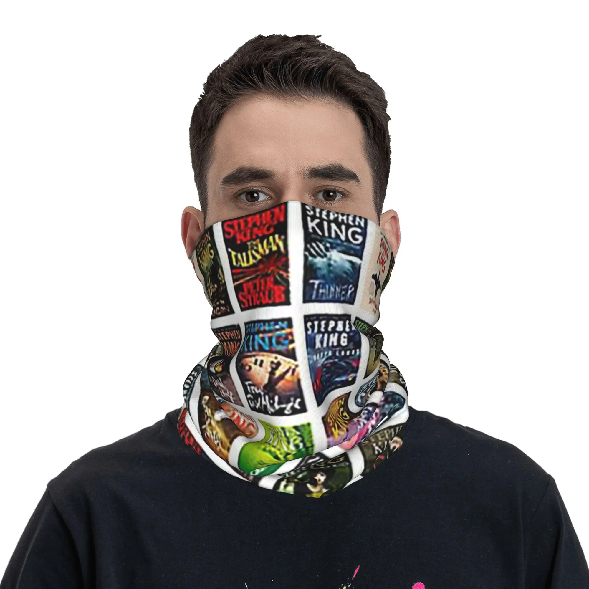 

Полное собрание сочинений Стивен Кинг Бандана на шею Волшебный шарф с принтом Многофункциональный головной убор для бега Унисекс Ветрозащитный для взрослых