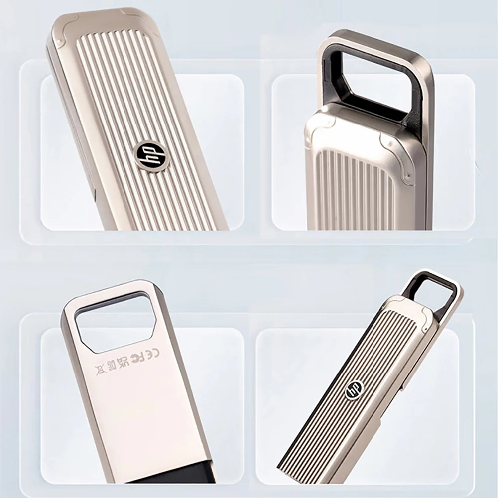 HP Portable SSD 1TB Eksternal Solid State Drive USB3.2 Flash Disk 512GB Flashdisk 256GB Memory Stick Perangkat untuk Laptop Desktop