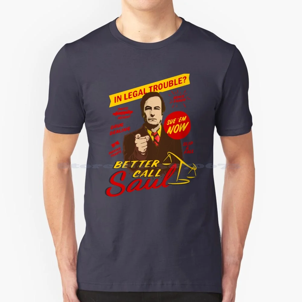 Better Call Saul! T Shirt 100% Cotton Tee Jimmy Mcgill Better Call Saul Jmm Jesse Pinkman Better Call Saul Bagman Tv Better