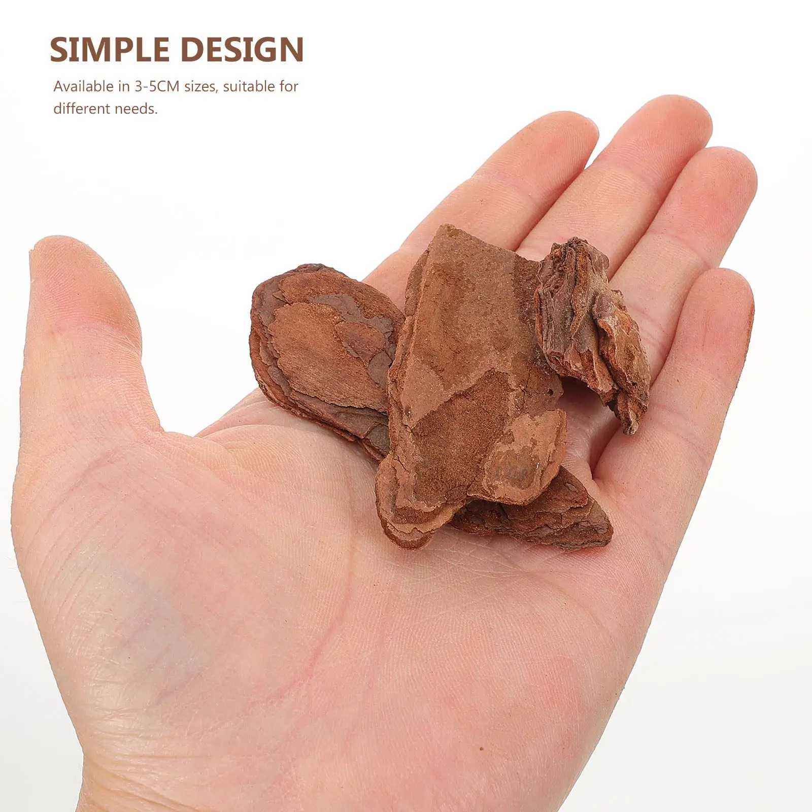 

Натуральные чипсы из древесной коры для декора, 1 пакет, для подстилки в террариум для рептилий, украшение для среды обитания ящериц и черепах, в деревенском стиле, не требующие особого ухода