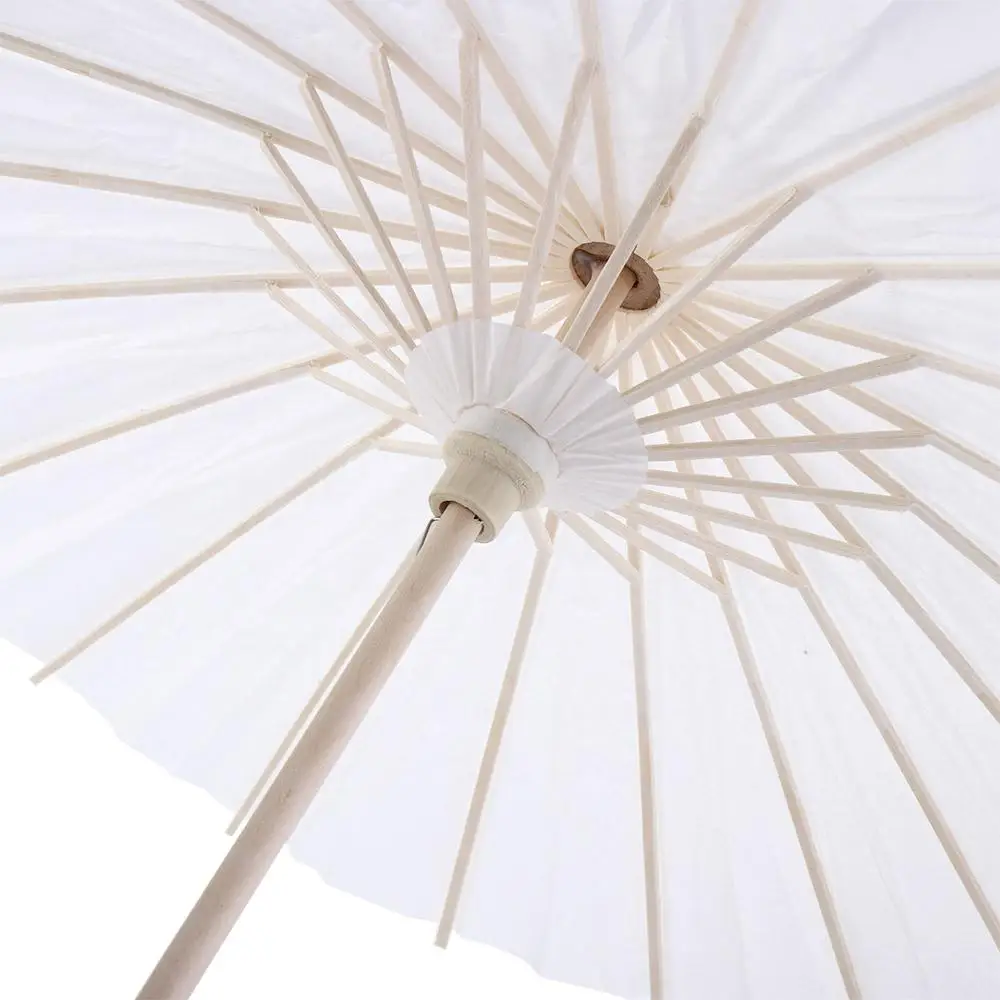 Anniversary Wedding Birthday Long-handle Handmade for Baby Shower Photography Prop Dance Prop Painting Supplies Paper Umbrella