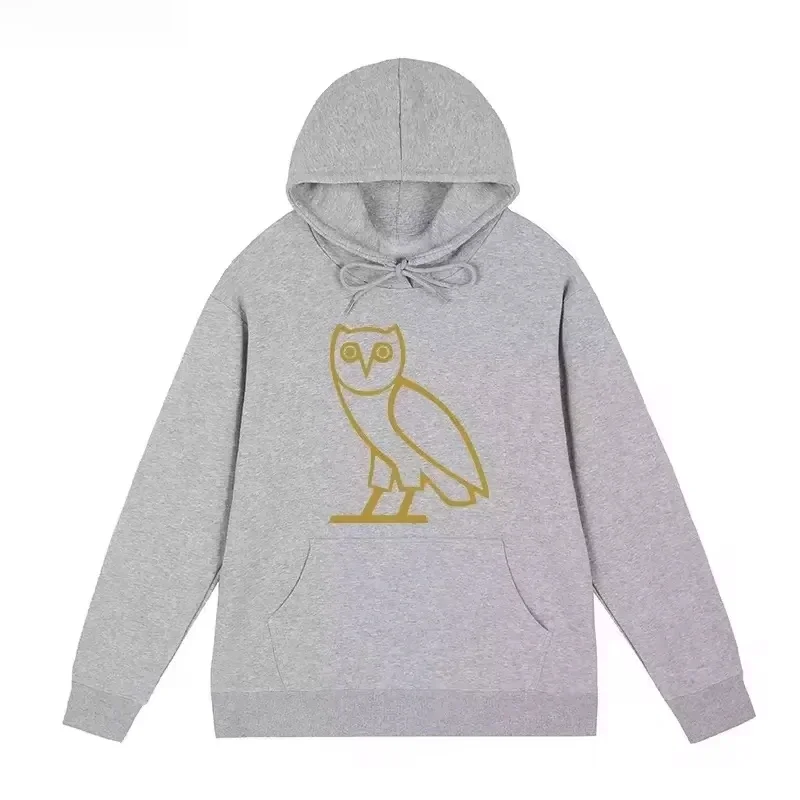 Fashion trend brand Y2K Women Men hooded hoodie Drake Duck Album Egg Rap hip-hop Simple owl pattern hoodie sweatshirt