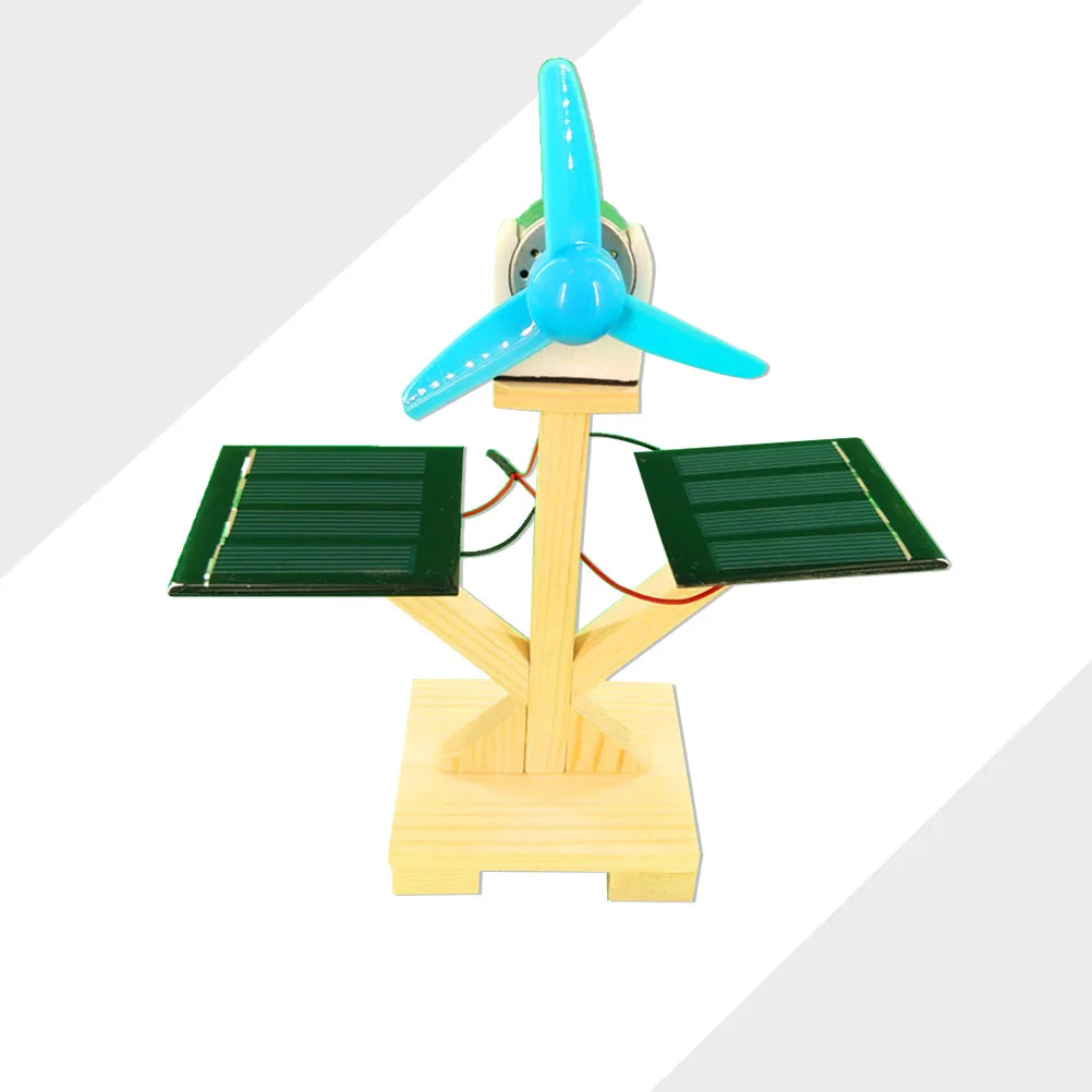Conjunto de ventilador solar crianças brinquedo robô kit diy modelo física ciência manual científico alunos