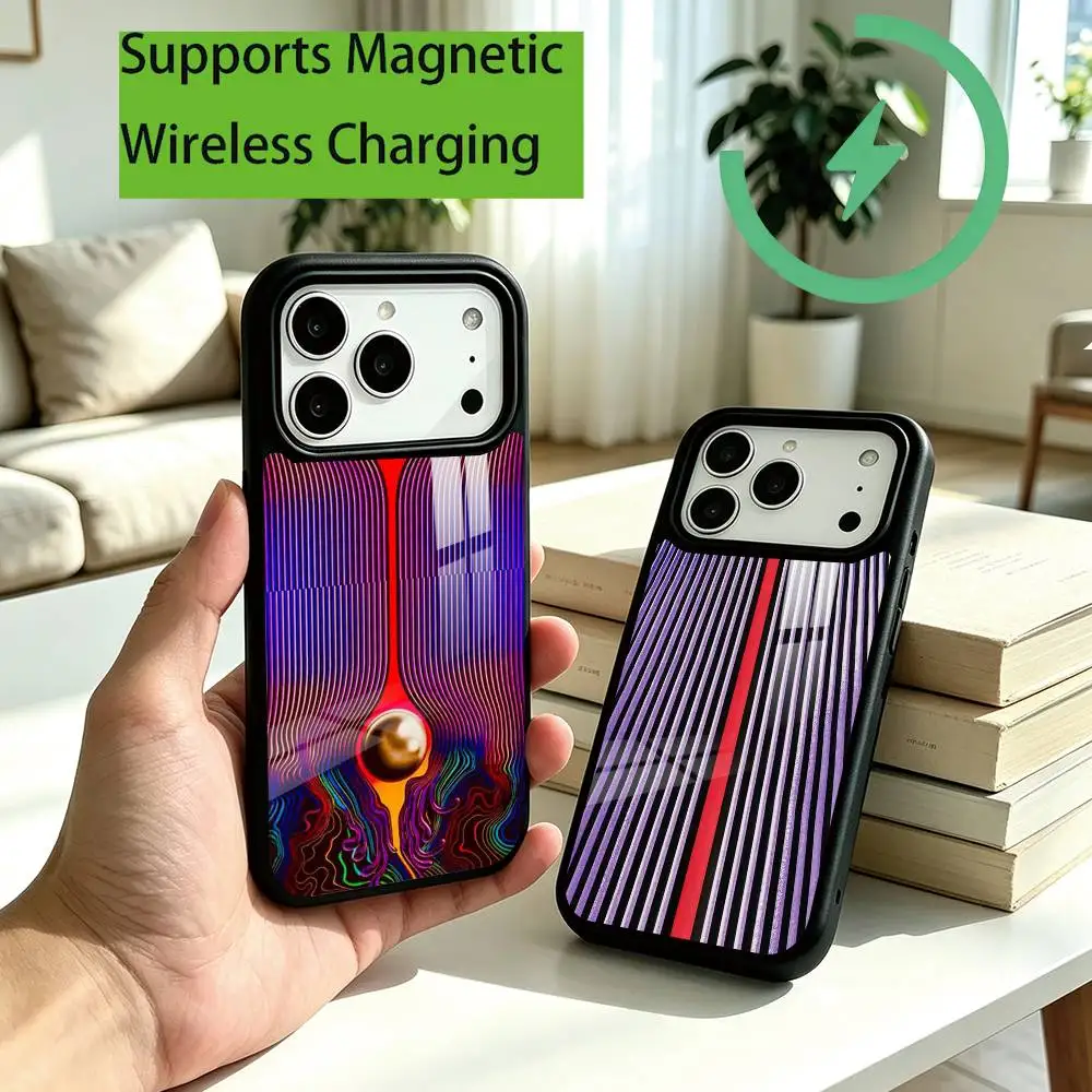 Tame Impala The Slow Rush Phone Case For iPhone18,17,16,15,14,13,12,11 Plus,Pro Allows magnetic wireless charging Gift