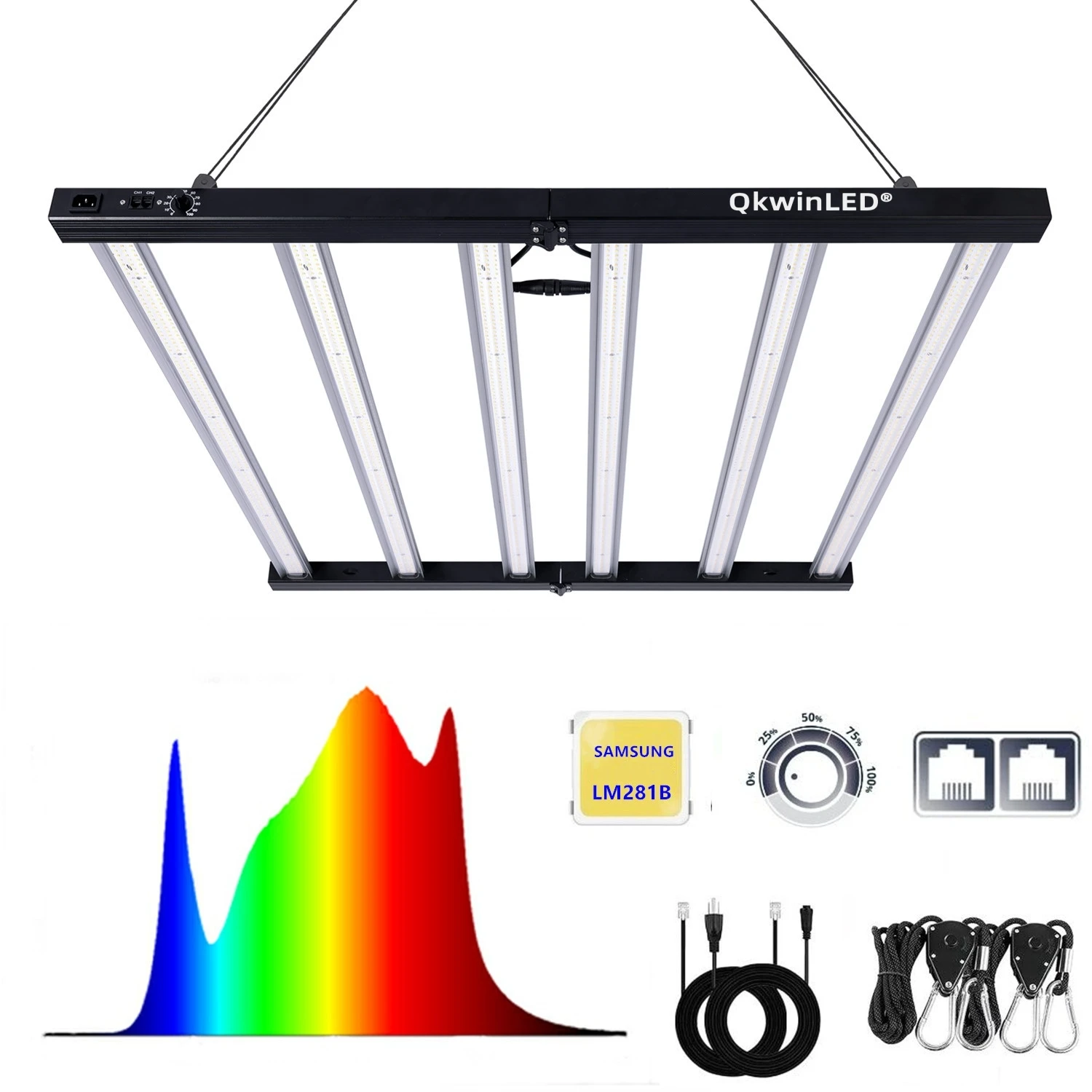 Imagem -04 - Bar Samsung281b Led Cresce a Luz 720w Melhor Vendedor Dropshipping 2024