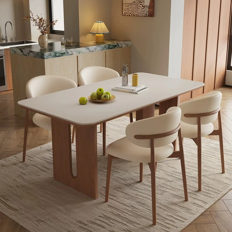 Seating Room Kitchen Solid Wood Dining Tables Luxury Coffee Space Saving Dining Tables Modern Mesa Comedor Kitchen Furniture