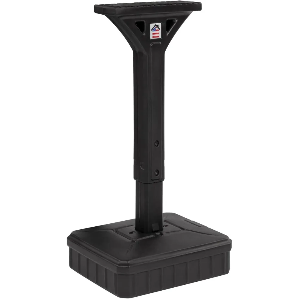 

American Home Dig-Free Universal Mailbox Post for Standard Mailboxes - No Digging Needed Mailbox Post - Black