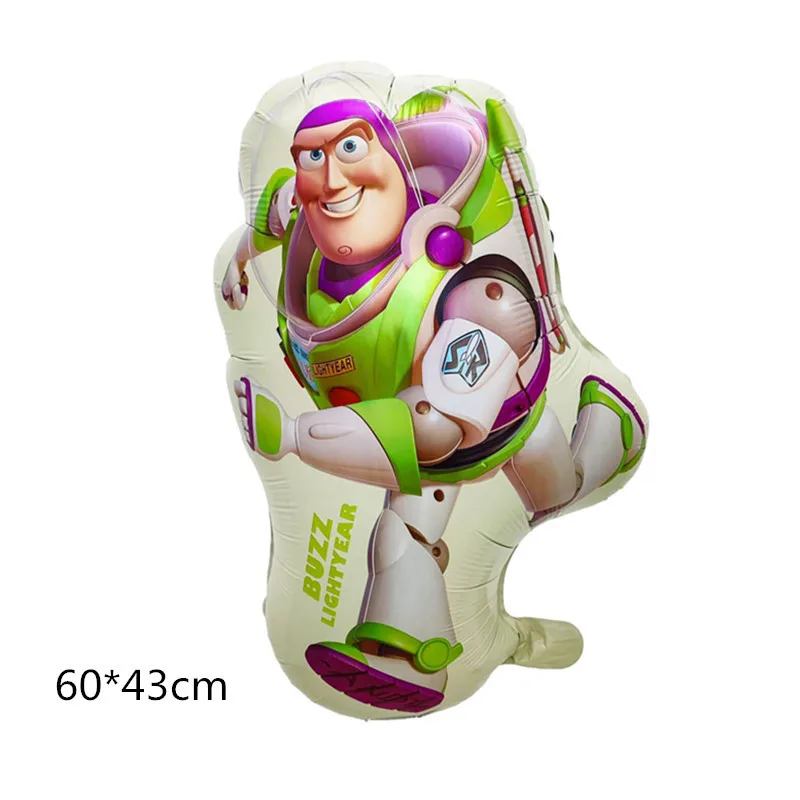 Cartoon Buzz Lightyear Aluminum Film Balloon Toy Story Decoration Cartoon Character Modeling Aluminum Foil Balloon