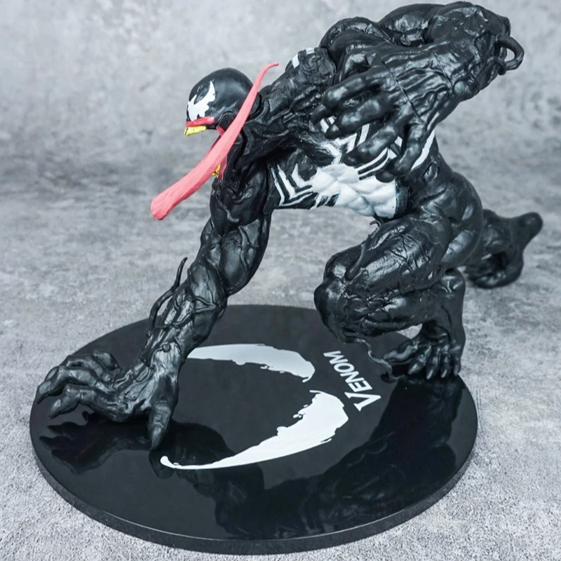 Nuevo Venom Batman estatua hecha a mano película villano alrededor del modelo de oficina adornos de animación Marvel Comics Hobby coleccionables