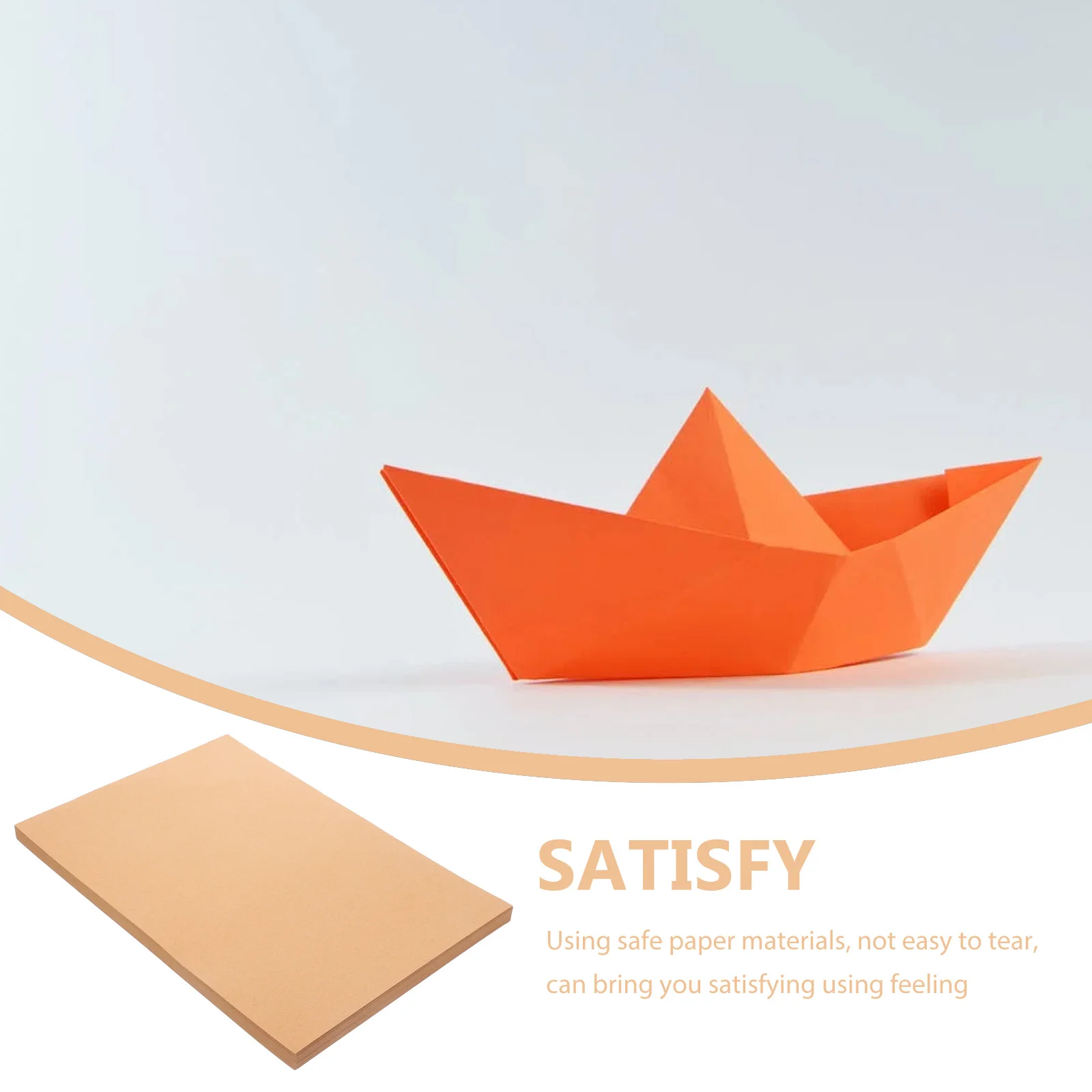 

100 Sheets A4 Kraft Paper Handcraft Folding Origami Crafts Papers Diy Blank