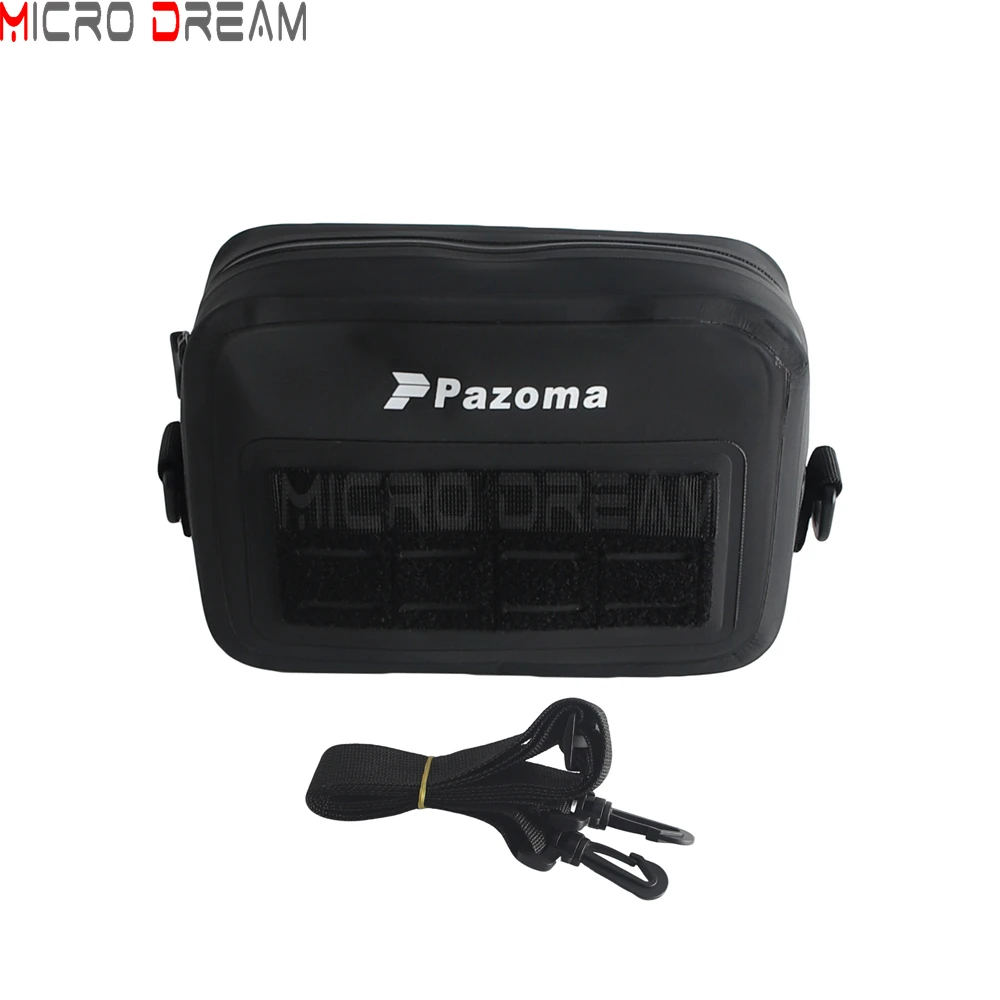 Motorcycle Sissy Bar Handlebar Bag For Harley Softail Dyna Sportster FXBB Custom 840D TPU Front Handle Bar Bags Travel Pouch Bag
