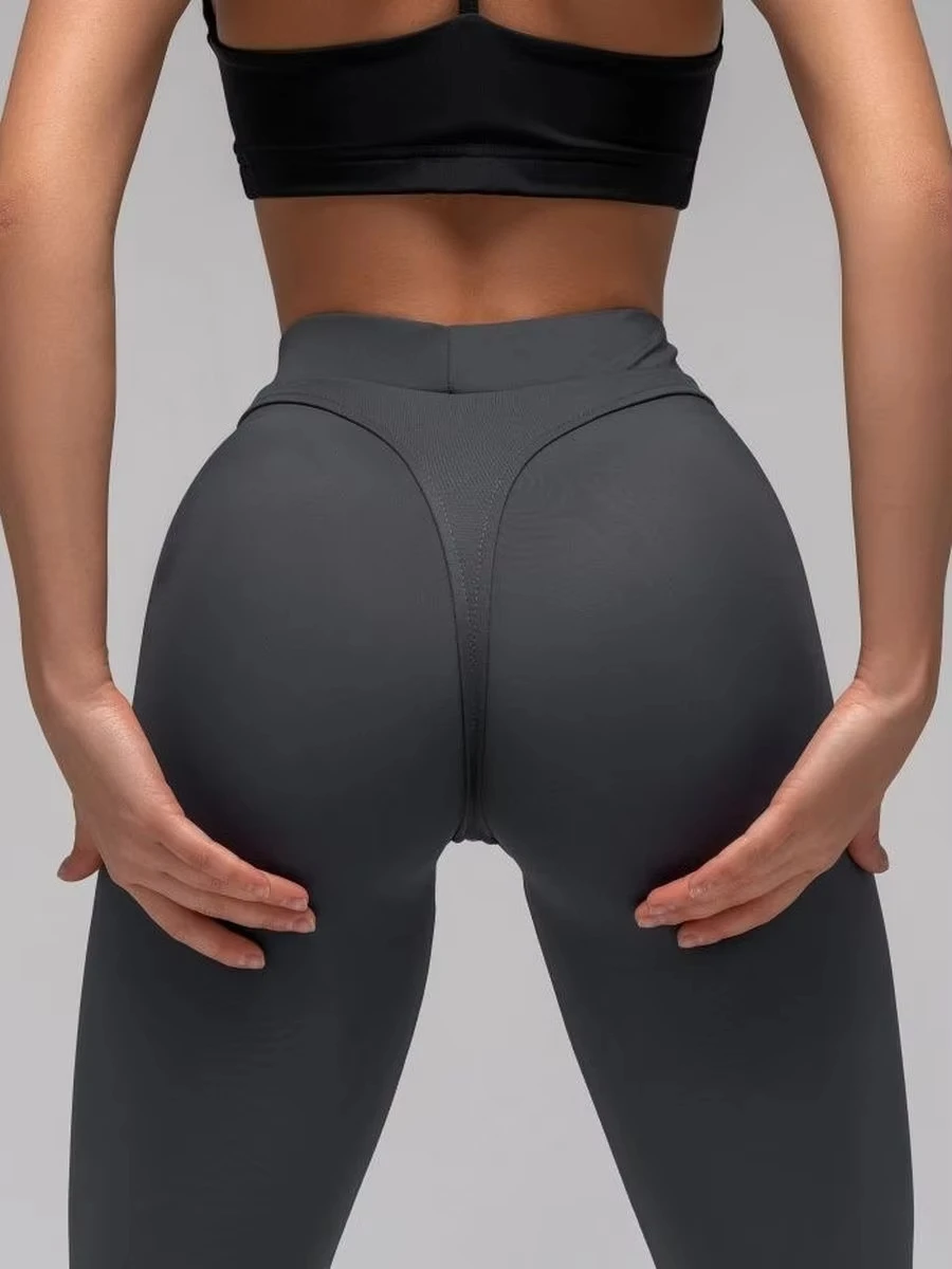 Black Sexy High Waist Scrunch Butt Yoga Leggings Thick Workout Butt Lifting Plus Size Tights Yoga Pants For Women