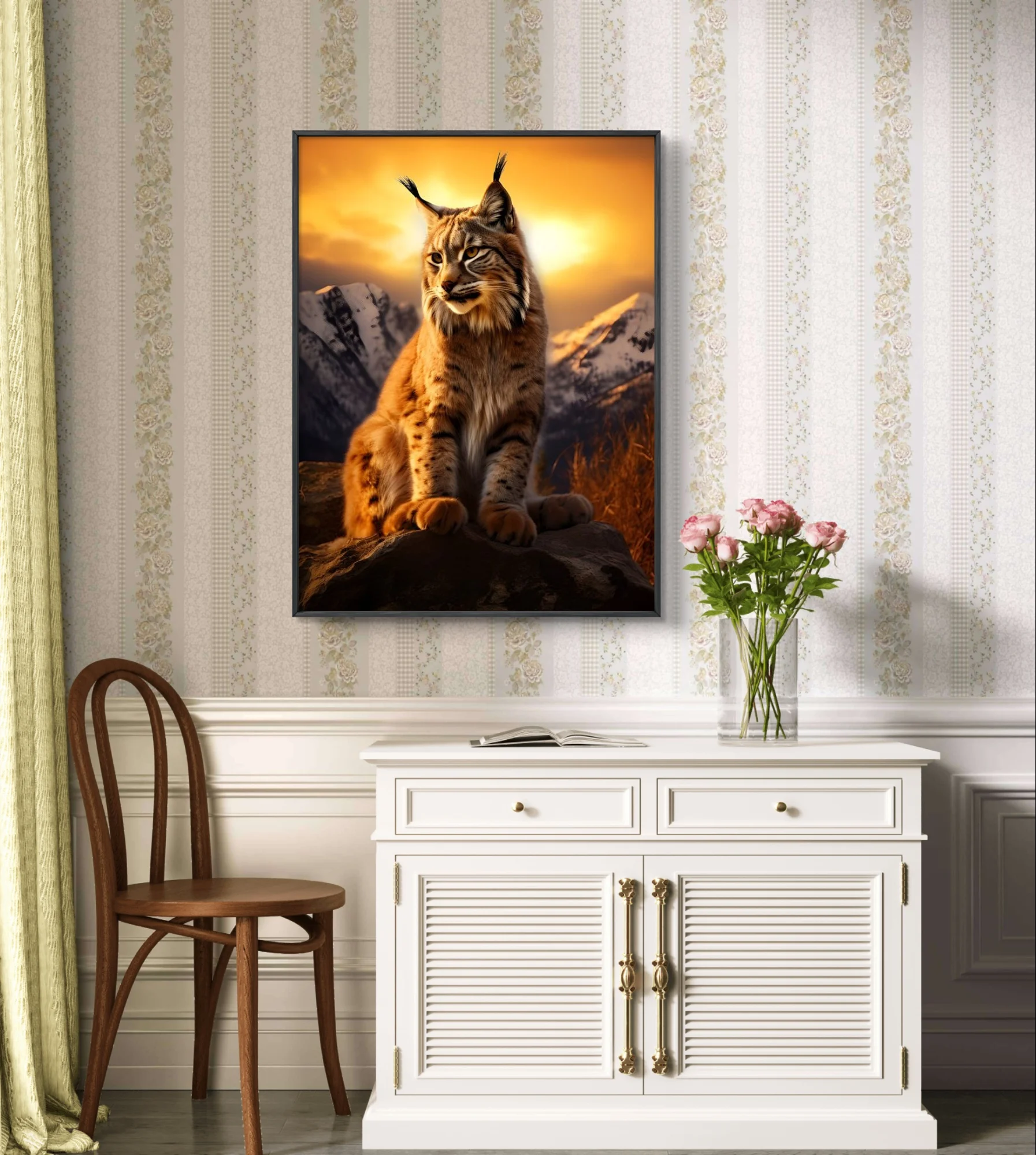 Eurasian Lynx Diamond Painting Kit Wild Animals Photo Diy Diamond Embroidery Cross Stitch Interesting Hand Gift Home Wall Decor