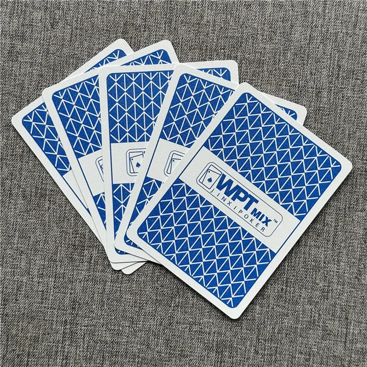 Neue 1 Sätze Baccarat Texas Hold'em Kunststoff-Spielkarten, wasserdicht, glatt, Poker-Karte, Brettspiele, Rot/Blau – Detail 10