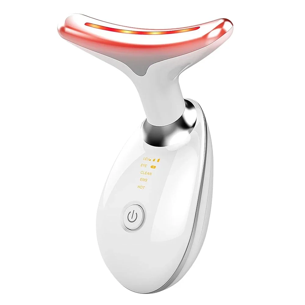 

7 in 1 LED Ems Face Neck Lifting Beauty Device Smart Facial Massagers Microcurrent Anti-aging Skincare Tool for Face & Neck