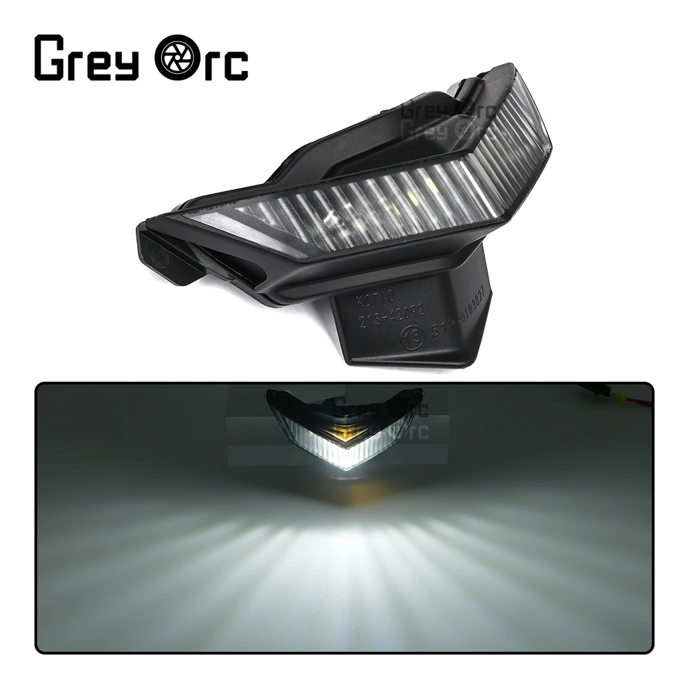 Motorcycle LED Front Center Marker Pilot Light Headlight Headlamp For Kawasaki Z1000 Z 1000 2014-2019 Fog Head Lamp Accessories - view 3