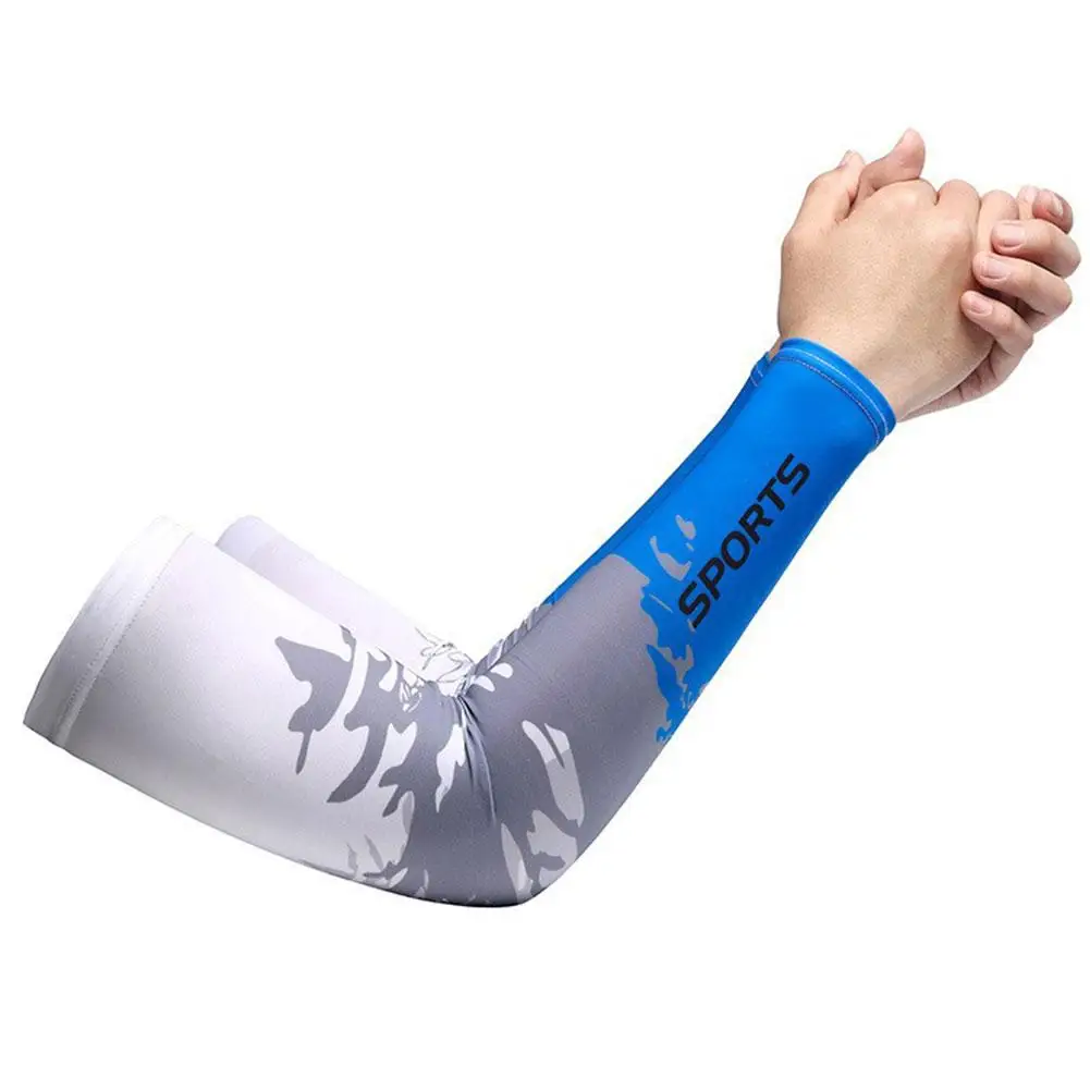 UV Sun Protection Cooling Compression Sleeves Arm Sleeves Warmers Men Women Cycling Sports Sleeve Running Fishing For Arm C L6R7