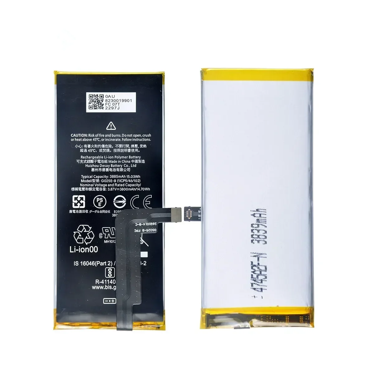 100 % Orginal G025E-B 3885 mAh Ersatzakku für Google Pixel 4A 5G Version Originalproduktion Telefonbatterien + Werkzeuge