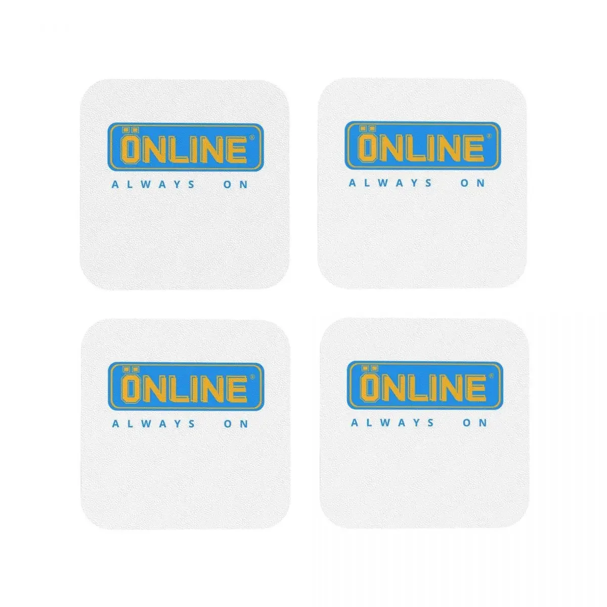 Online Forever Coasters Coffee Mats Leather Placemats Mug Tableware Decoration & Accessories Pads for Home Kitchen Dining Bar