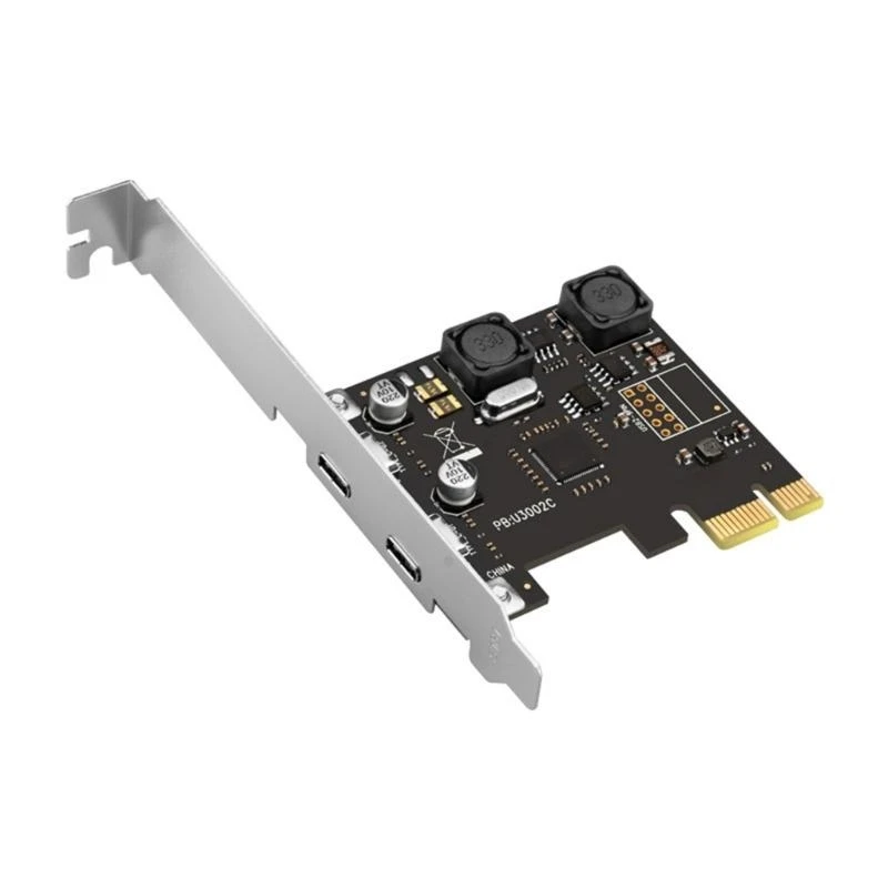 Q5WA Double USB3.1 Typ C zu PCIe -Erweiterungskarte für Desktop Hochgeschwindigkeitstransfer