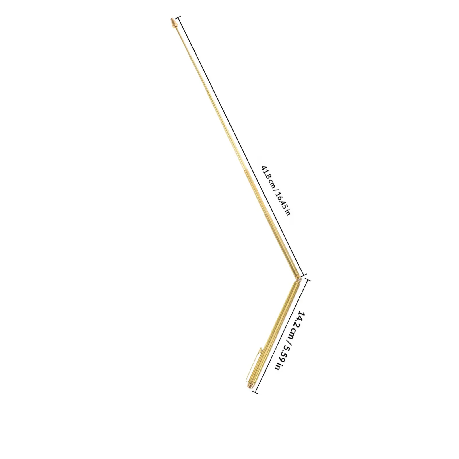 Portable Brass Telescopic Folding Water Divining Rod Heavy Duty Handheld Dowsing Stick Energy Seeking Divining Tool view 4