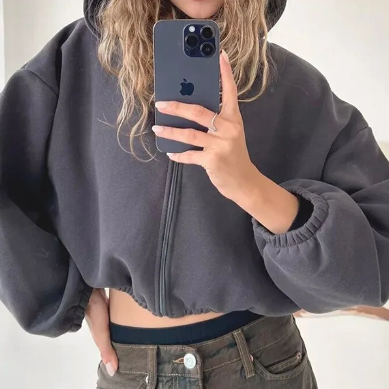 

2025 New Casual Outerwear for Women in Spring and Autumn, Hooded Sweatshirt, Long-sleeved Sportswear, Pullover for Women