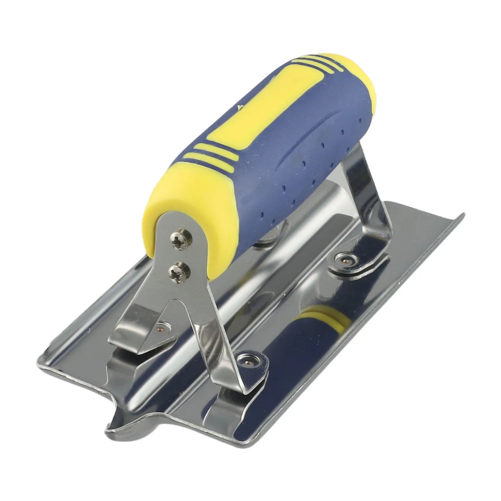 Stainless Steel Stainless Steel Concrete Hand Edger Groover Tools Blue+Yellow+Silver Precise And Efficient Finishing