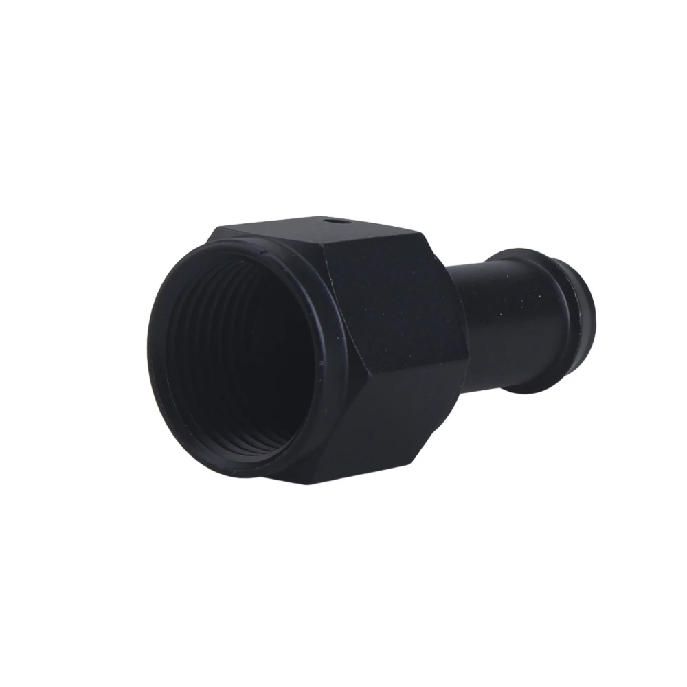 Black Aluminum Straight Female AN6 AN8 AN10  to 3/8,5/16,1/2,1/4 Barb Swivel Hose Adapter Fitting