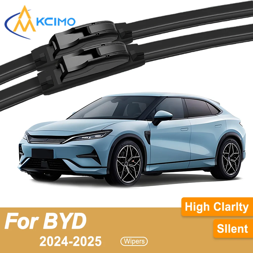 

Premium Rubber Durable Silent Windshield Wiper Blades 2pcs for BYD BYD Song L DM-i 2024-2025 Front Wiper Blades Set