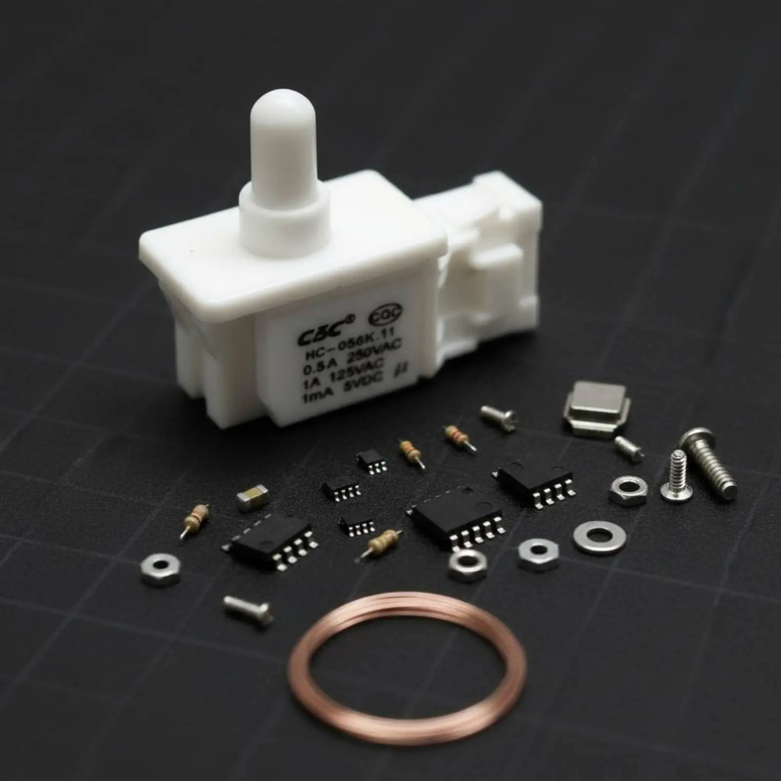 Cabinet Door Switch Easy to Install Fridge Door Switch Push Button Reduces Cold Air Leakage