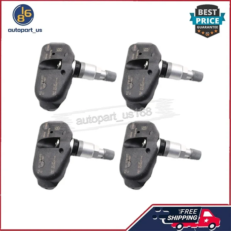 4 Stuks Tpms Bandenspanningsmonitor Sensor 315Mhz 06421-s 3V-A04 06421s3va04 Voor Acura Mdx Rl Tl Honda Odyssey Pilot Ridgeline