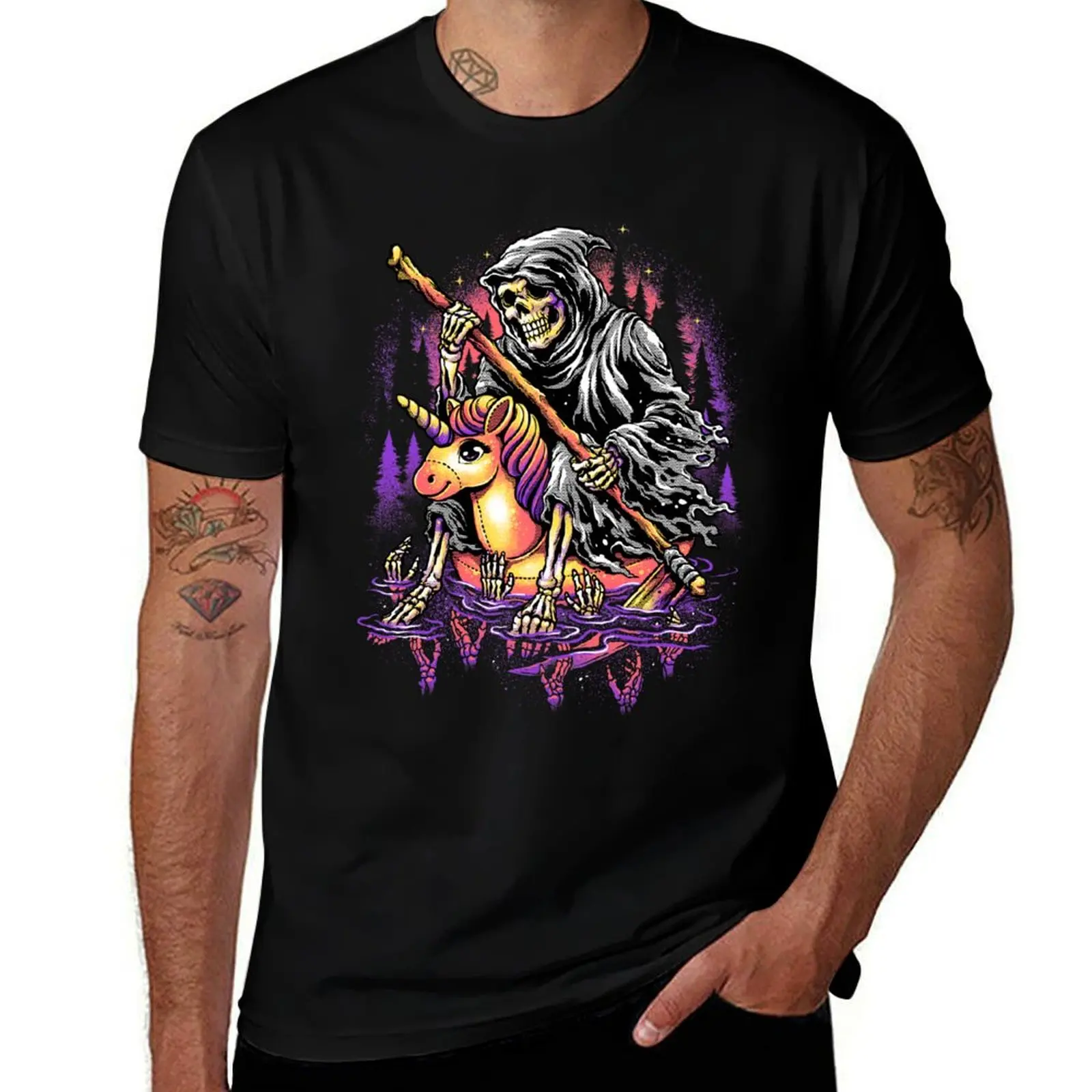 Gently Down the Stream T-Shirt Basic Solid Tee for Daily Use T-Shirt