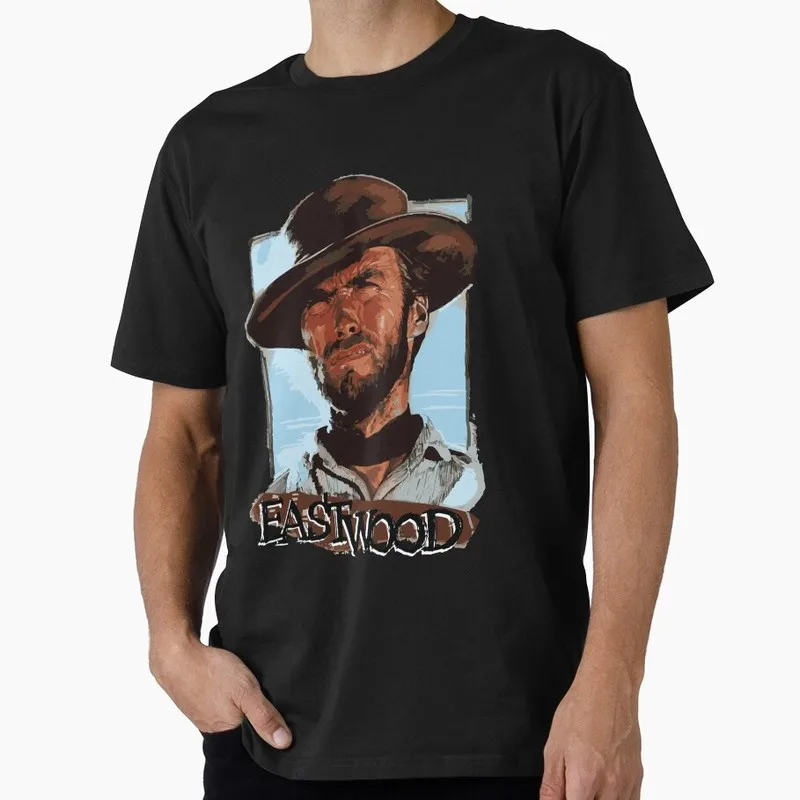 For a Few Dollars More Graphic T-shirt Clint Eastwood Sergio Leone Spaghetti Western Vintage Cowboy Bounty Hunter Print Gift Tee