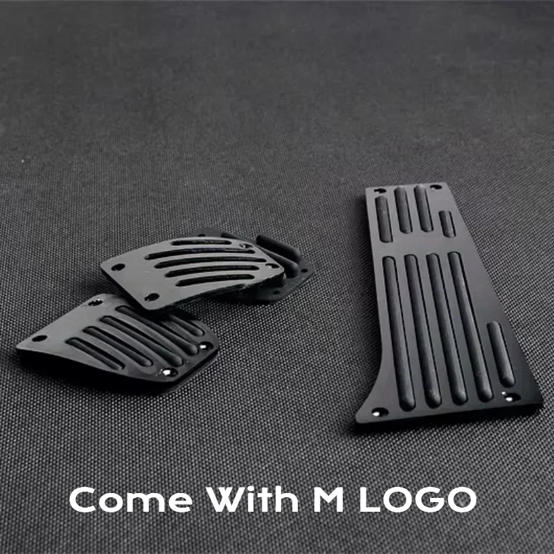 M Logo Fit For BMW E39 E46 E90 E92 E60 F10 F12 F13  F20 F25 F30 E87 E89 E53 E63 E87 Gas Brake Foot Rest Pedal Cover Pad Plate MT