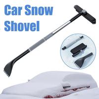 2 In 1 New Snow Ice Scraper Car Glass Deicing Snow Brush Shovel Removal Brush Auto Window Snow Brush Shovel Car Cleaning Tools