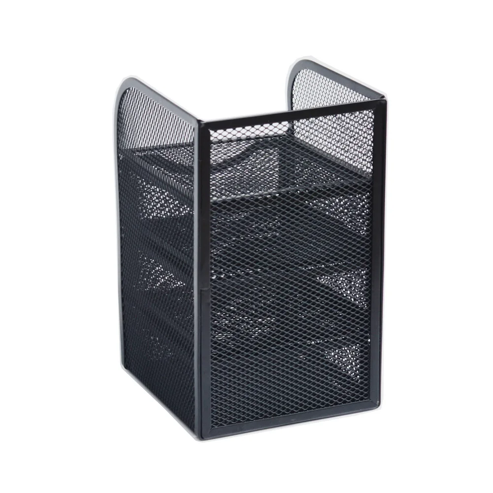 Three-layer Drawer Pen Holder Multifunctional Desktop Metal Mesh Pencil Case Cube Miscellaneous Rack Storage