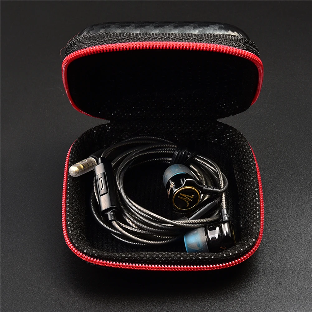Wired Earphone Box EVA Earphone Charging Cable Storage Case Anti- Wear-resistant Anti-fall Headset Data Cable Holder