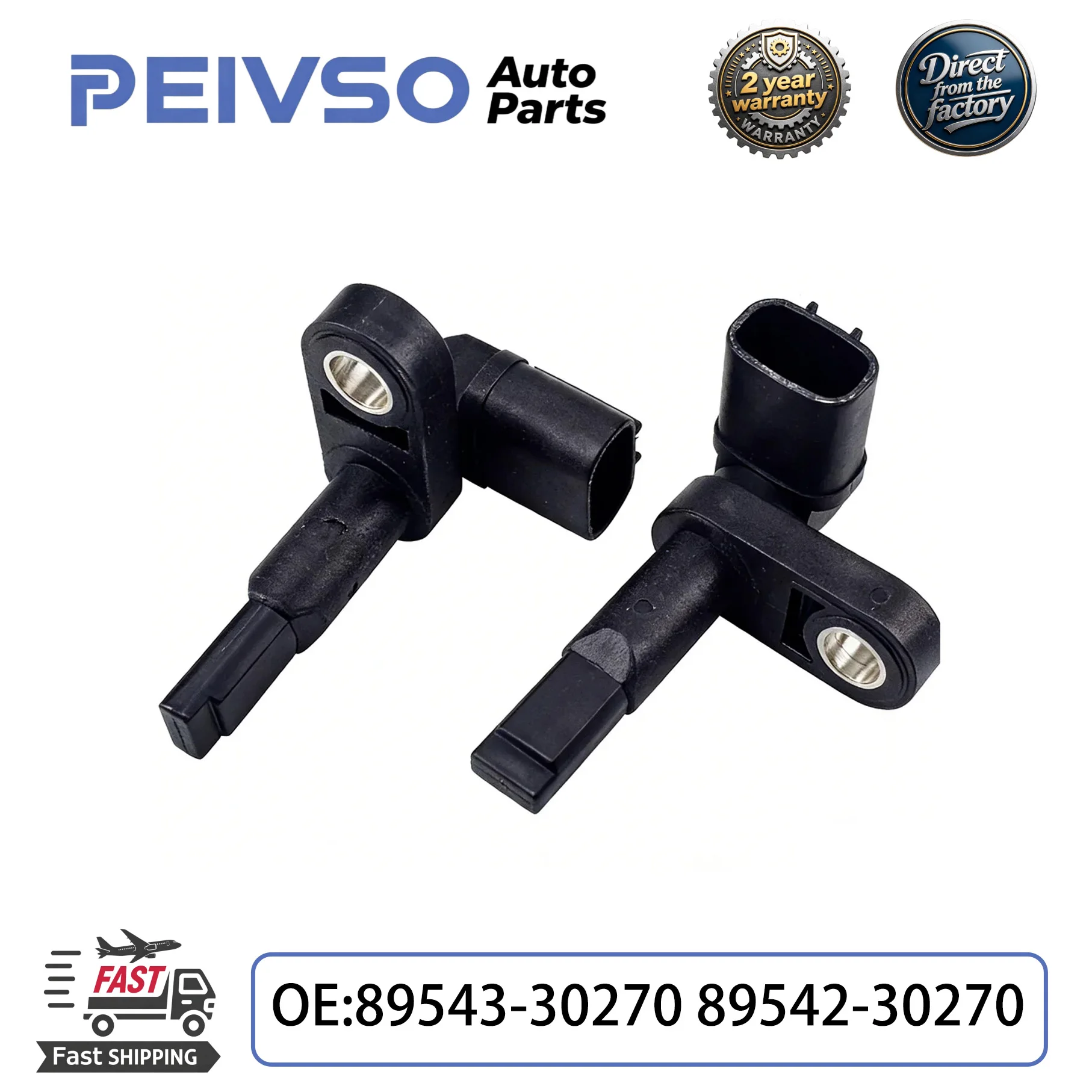 PEIVSO 89542-30270 89543-30270 New ABS Wheel Speed Sensor Front Right Left For Lexus GS350 IS250 IS350 LS460 LS600H