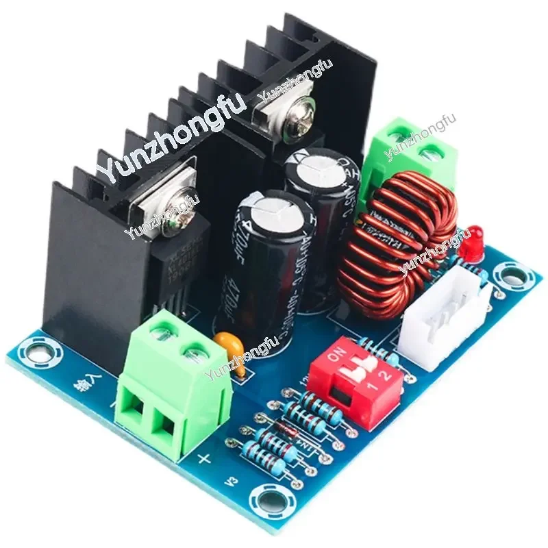 DC-DC DC Adjustable Voltage Reduction Power Supply Module Xl4016 Pressure Regulator External Potentiometer 200W High  8A