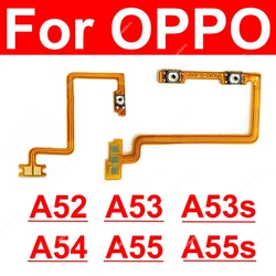 For OPPO A52 A53 A53s A54 A55 A55s 4G 5G On OFF Power Volume Buttons Side Button Volume Power Key Flex Cable Replacement