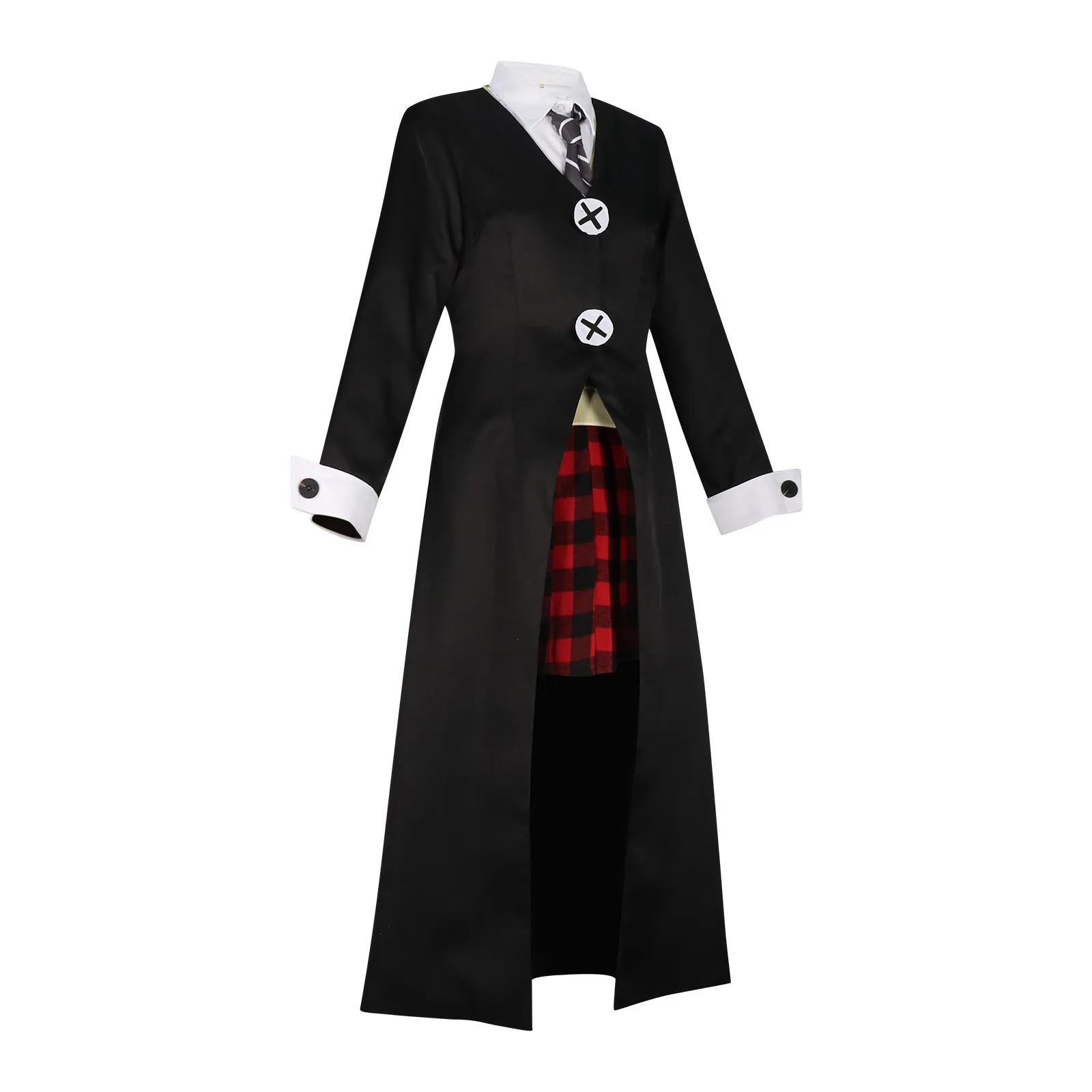 Anime Soul Eater Maka Albarn Cosplay Costume Death Shokunin Professional College Cloak Coat Skirt Woman Sexy Suit view 3