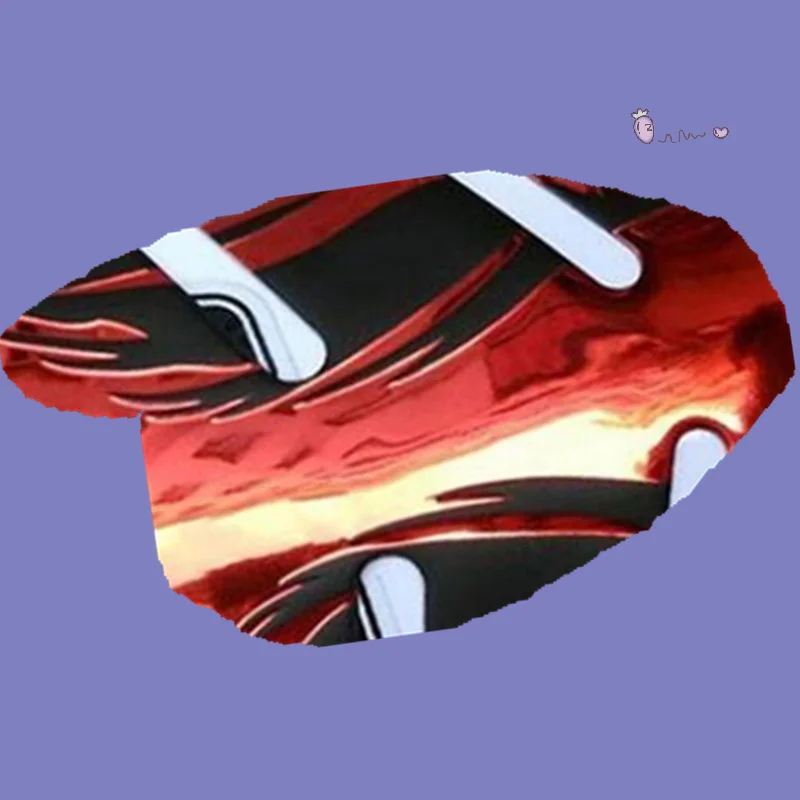 

Motorcycle Tank Pad Sticker 3D Fishbone Design Gas Tank Protector Cover Anti Scratch Decoration Flame Pattern Motorbike Accessor