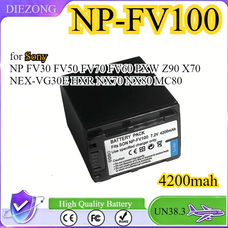 4200Mah NP-FV100 Np…